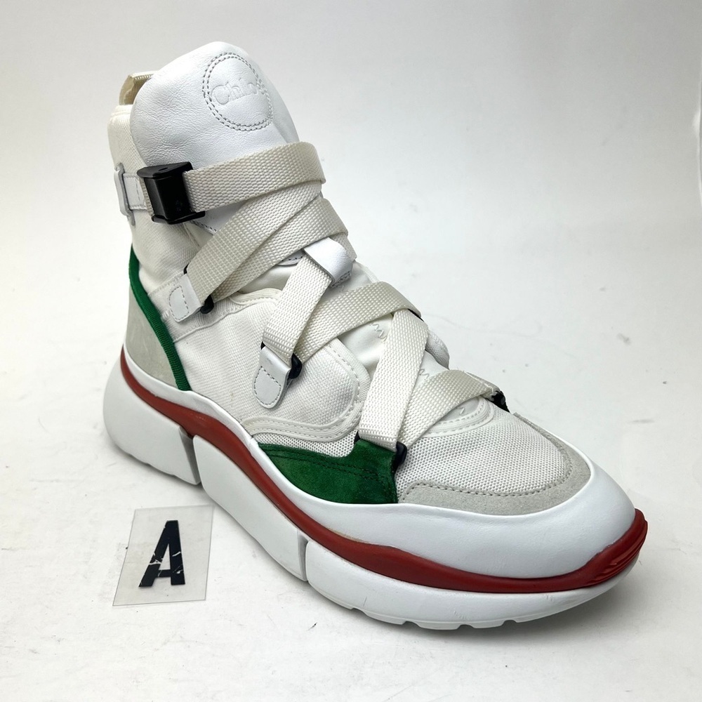 CHLOÉ Sonnie High Top Sneaker sz 8